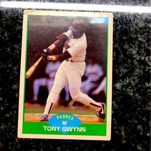 Tony Gwynn Score 1989 #90 baseball card!!!